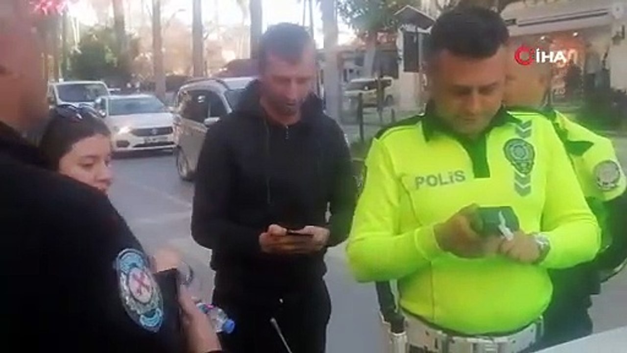 Alkolmetreyi üflemeyi reddetti, "Eşim üflesin" dedi