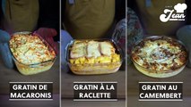 3 recettes de gratin aux fromages !