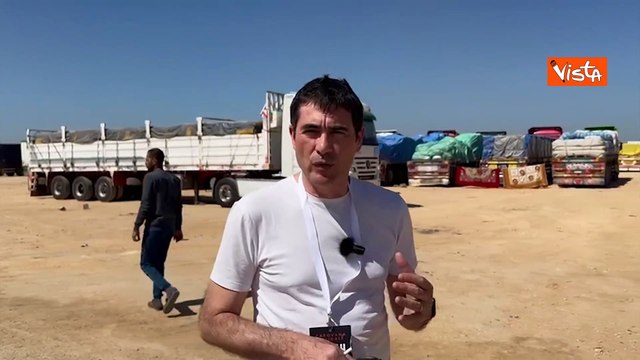 Fratoianni a Rafah: Alcuni camion sono in attesa da 15 di portare aiuti umanitari a Gaza