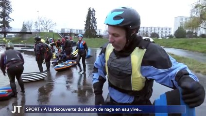 SPORT / À la découverte du slalom de nage en eau vive