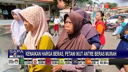 Cerita Petani di Cirebon Terpaksa Ikut Antre Beras Murah