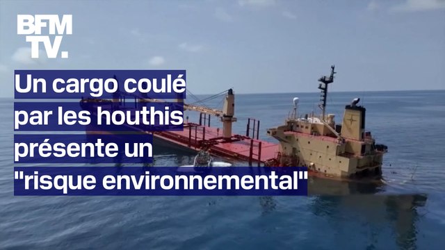 L'armée américaine affirme que le cargo coulé par une attaque houthie présente un risque environnemental