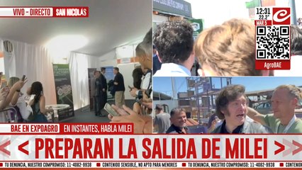 Expectativa por la palabra de Javier Milei en ExpoAgro