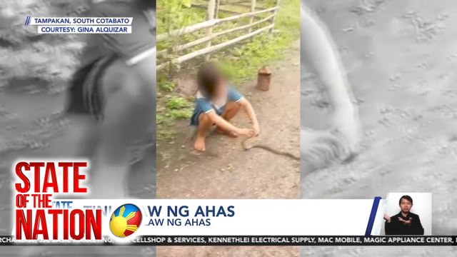 NAKAGAT NG AHAS ; TIP TALK: ANO ANG GAGAWIN KAPAG NAKAKITA NG AHAS? | SONA
