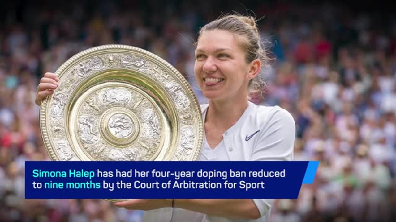 Breaking News - Simona Halep ban reduced