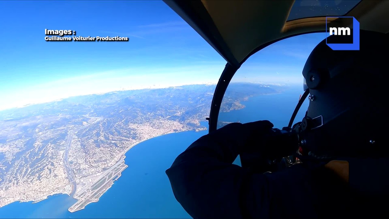 Ce photographe a pris une photo inédite de Nice à 3500 mètres d’altitude
