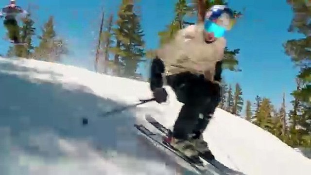 Skiers Jump OVER A Chairlift! Best Party Lap Ever