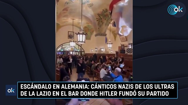 Escándalo en Alemania: cánticos nazis de los ultras de la Lazio en el bar donde Hitler fundó su partido