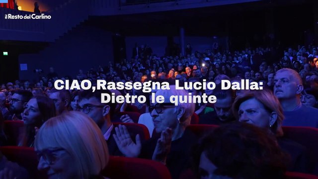 Ciao rassegna Lucio Dalla, il video delle interviste dietro le quinte del teatro Celebrazioni