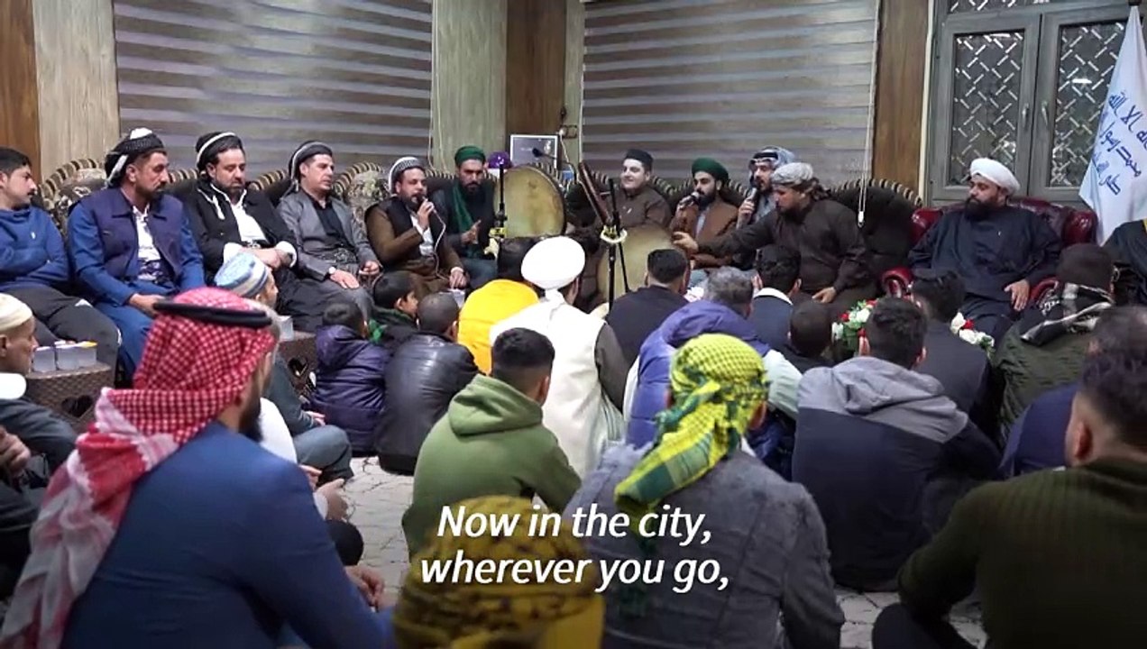 Banned under IS, Iraqi 'daf' beats keep religious music alive