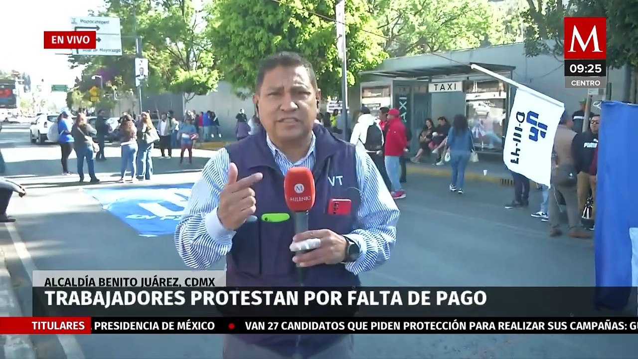 Trabajadores de la UPN protestan por falta de pago en alcaldía Benito ...