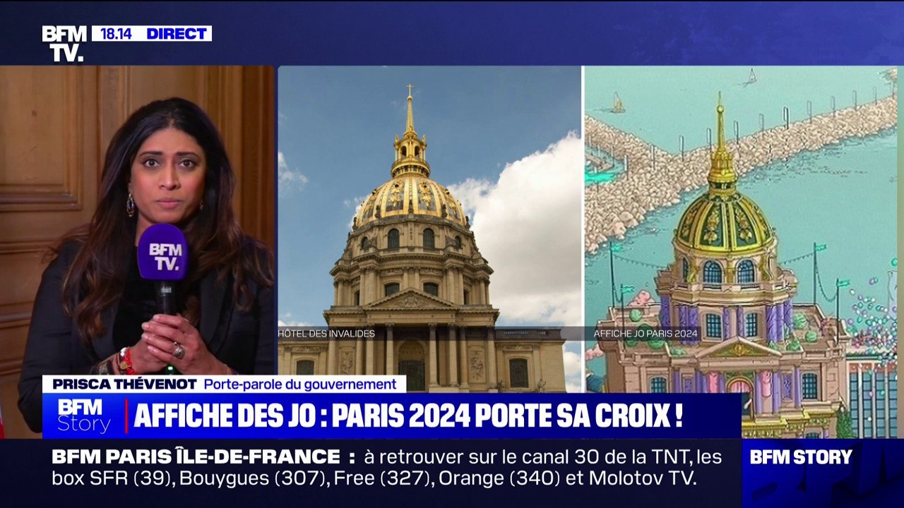 Affiche des JO: Prisca Thévenot, porte-parole du gouvernement, regrette que l'accueil des Jeux olympiques ne soit pas "un sujet de concorde nationale"