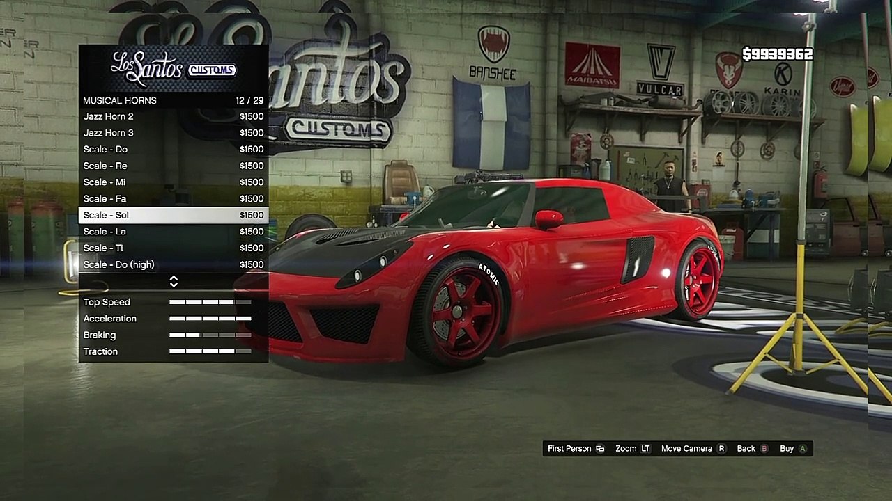 GTA IV vs GTA V Klaxons sounds