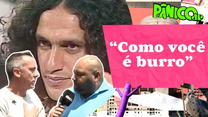 DEU TRETA: FUFU QUASE APANHA NA RUA DANDO UMA DE 'REPÓRTER KAMIKAZE'