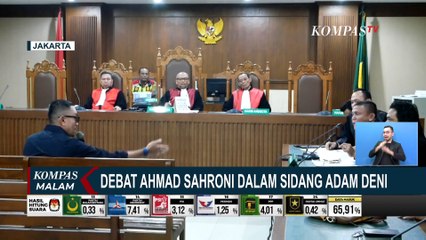 Panas! Ini Momen Debat Ahmad Sahroni di Sidang Selebgram Adam Deni
