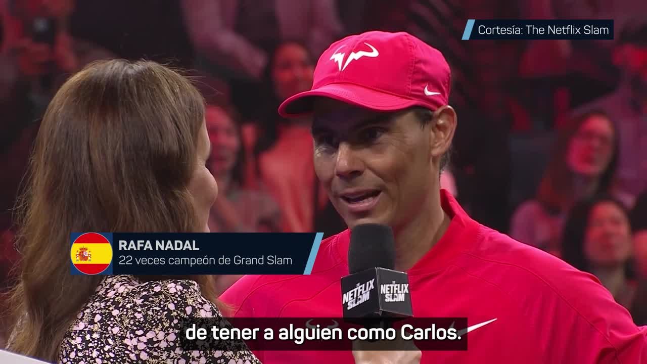 Rafael Nadal bromea diciendo que no jugará contra Alcaraz muchas veces en su carrera