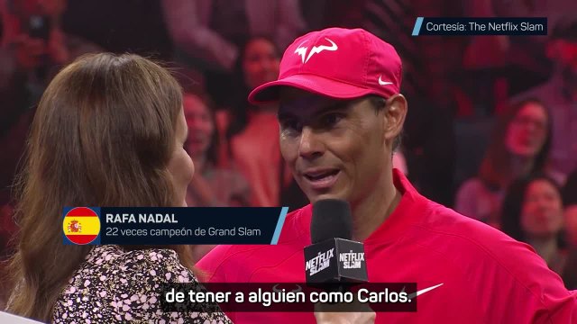 Rafael Nadal bromea diciendo que no jugará contra Alcaraz muchas veces en su carrera