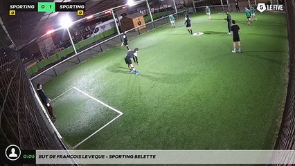 But de FRANCOIS LEVEQUE - SPORTING BELETTE