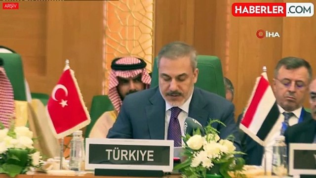 Dışişleri Bakanı Hakan Fidan İslam İşbirliği Teşkilatı'nda konuştu: Gazze'nin etrafındaki abluka kırılmalı