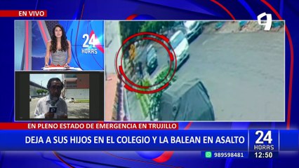 Trujillo: balean en la rodilla a madre tras dejar a su hijos en el colegio