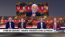 Le journaliste Jérôme Béglé et Pascal Praud débattent au sujet des heurts à Cachan