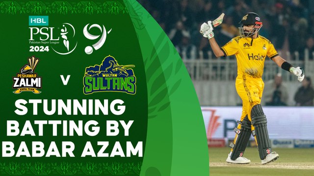 Stunning Batting By Babar Azam | Peshawar Zalmi vs Multan Sultans | Match 21 | HBL PSL 9 | M1Z2U