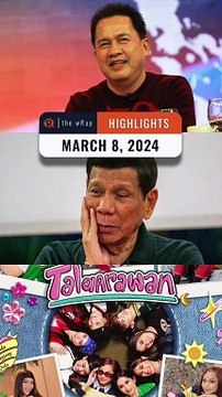 Rappler's highlights: Apollo Quiboloy & FBI, Rodrigo Duterte, BINI | The wRap | March 8, 2024