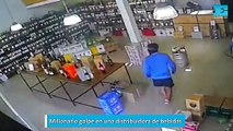 Millonario golpe en una distribuidora de bebidas