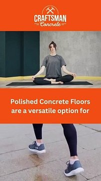 Polished Concrete Floors are a versatile option for work out location - Craftsman Concrete Floors