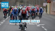Peloton is at 1 minute - Stage 6 - Paris-Nice 2024
