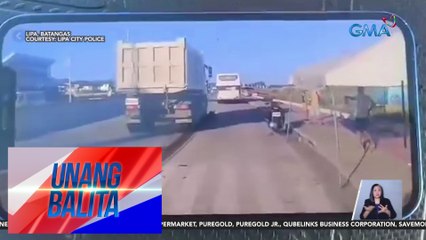 Motorcycle rider, patay matapos makaladkad at magulungan ng truck | UB