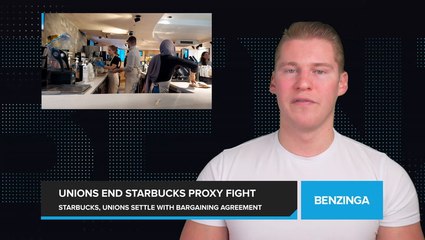 Labor Unions End Proxy Fight at Starbucks, as Both Sides Agree on 'Foundational Framework' for Collective Bargaining