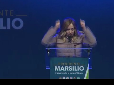 Giorgia Meloni: «Succederà di tutto. Per le europee sono pronta, ho l'elmetto»
