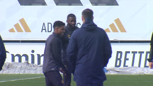 Real Madrid train ahead of UCL last 16 second leg vs RB Leipzig