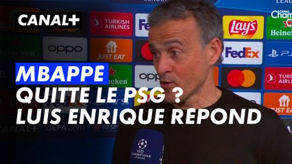 Luis Enrique semble confirmer le départ de Kylian Mbappé