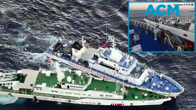 Philippines crew injured after collision with Chinese vessel in disputed South China Sea