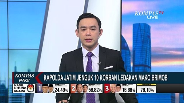 Kapolda Jatim Jenguk 10 Anggota Brimob Korban Ledakan di Markas Gegana