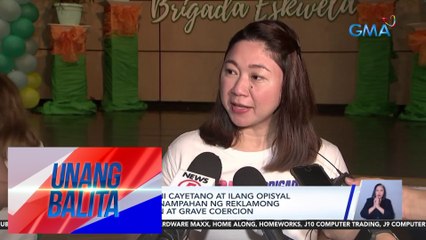 Taguig Mayor Lani Cayetano at ilang opisyal ng Taguig LGU, sinampahan ng reklamong illegal detention at grave coercion | UB