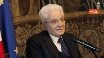 Mattarella: Presidente non ? un sovrano, quando promulga una legge fa il suo dovere