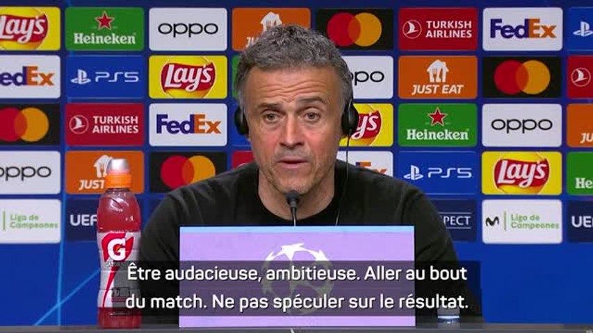 Luis Enrique heureux d'Ousmane Dembélé et de la prestation globale