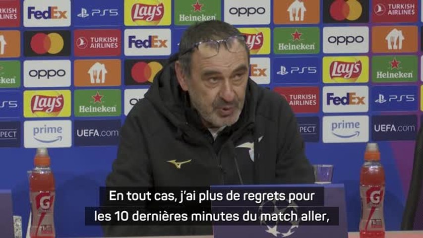 Maurizio Sarri regrette encore les 10 dernières minutes du match aller