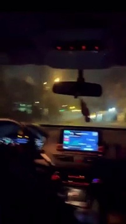 Idiot driving recklessly quickly finds out