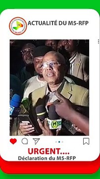 Déclaration du Comité stratégique du M5-RFP- révocation de Choguel Kokalla Maiga du poste de Président (Bamanakan)