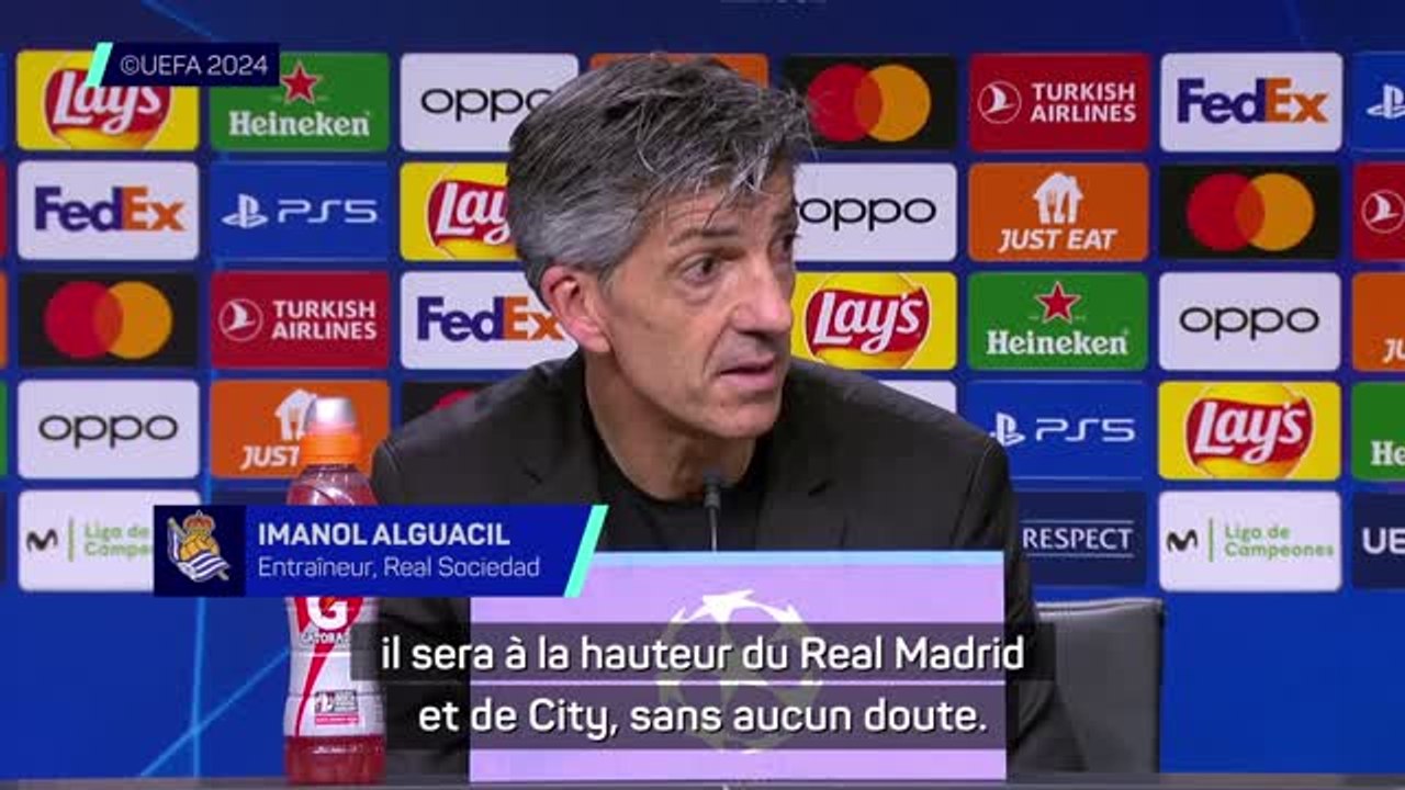 Real Sociedad - Alguacil place le PSG favori de la C1 au même niveau que le Real et City