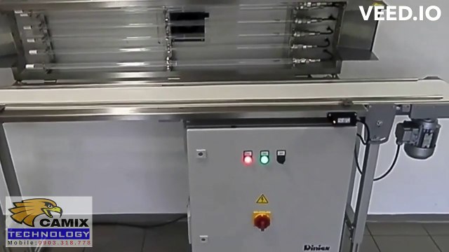 Disinfecting packaging, food and components with the UV Cover from CAMIX