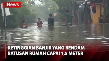 Ratusan Rumah Terendam Banjir di Jombang, Ketinggian Air Capai 1,5 Meter