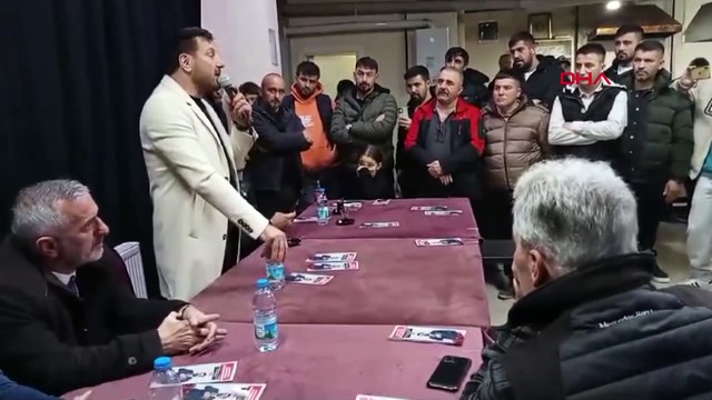 YRP adayı türkücü Davut Güloğlu, vatandaşla tartıştı: Seni buraya tuttular da mı gönderdiler?