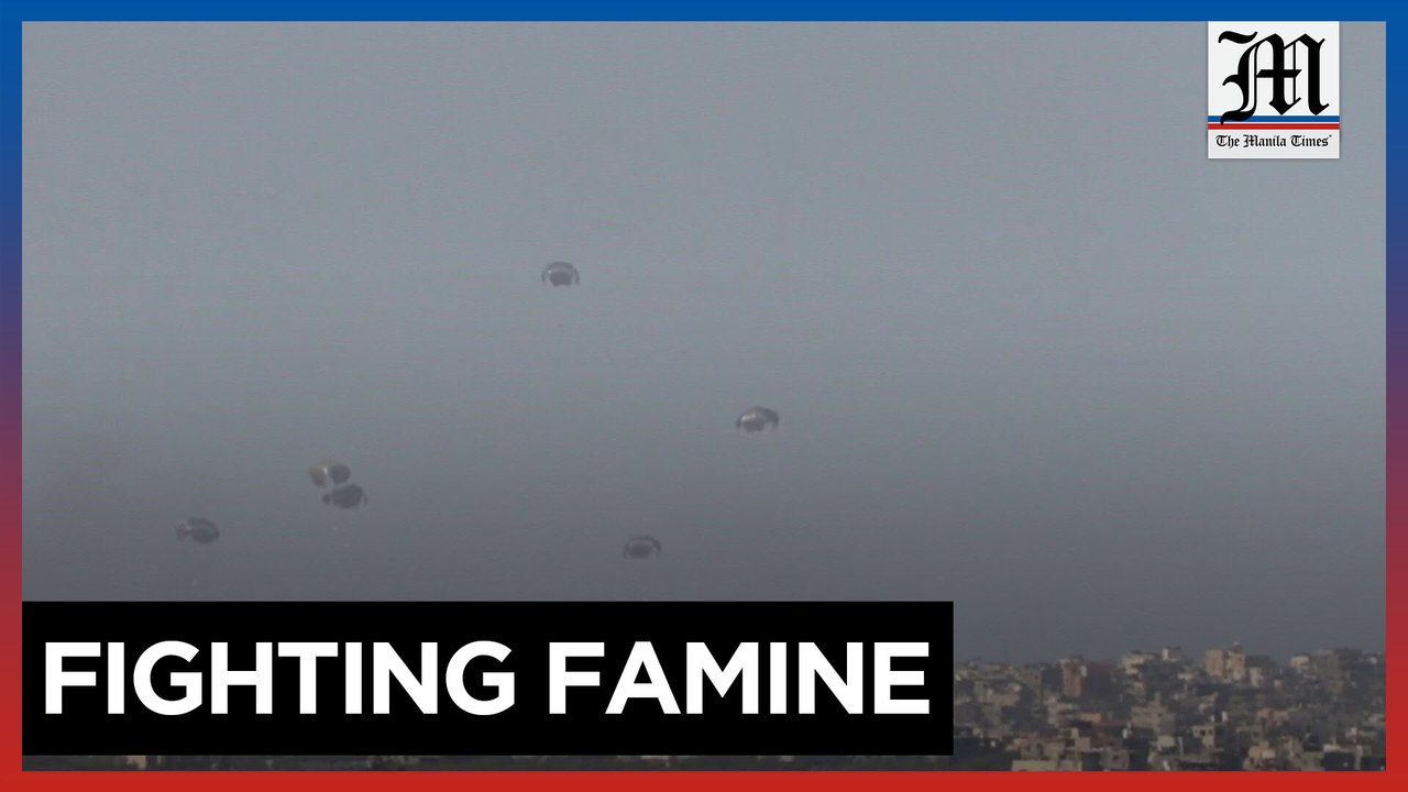 Aid airdropped into northern Gaza