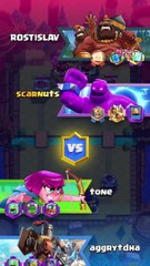 Clash Royale: 6/3 gameplay (teamwork win in 1 min)