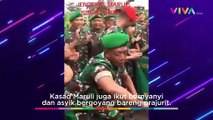 Kasad Maruli Lempar Manggis, Sukses Bikin Prajurit TNI Joget